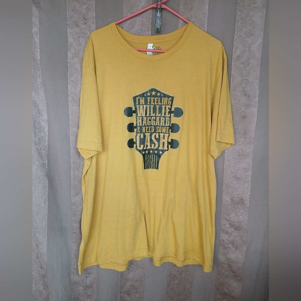 💎 Women's Top Feelin Willie Haggard and Need Some Cash T-Shirt